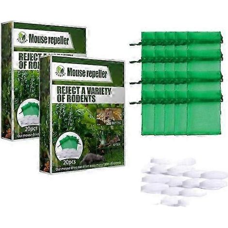 Huile essentielle de menthe poivrée répulsive contre les rongeurs (1 à 5 sachets) : repousse les souris, les rats et autres rongeurs. Répulsif contre les souris pour la maison et la ferme (2 sachets). (1/5)
