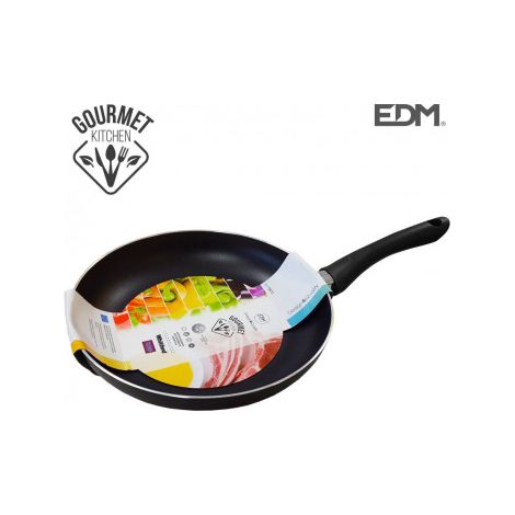 Sartén Antiadherente EDM Basic Line Whitford Technology Negro Aluminio Ø 30 cm