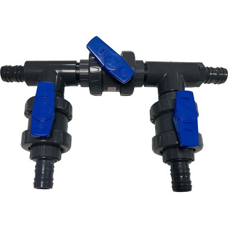 Kit by-pass Ø 32/38/50 mm pour pompe à chaleur – Raccords PVC flexibles – Compatible avec tous les systèmes de chauffage – Aquazendo