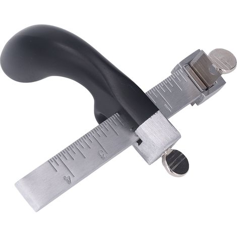 Couteau à découper le cuir avec manche ergonomique, lame tranchante, outil de coupe pour le travail du cuir et la découpe de lanières de cuir (1/5)