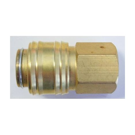 Schnellkupplung für Kompressor Airtool NUQ-1, 1/4", Ms, Innengewinde, für Luft
