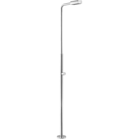 Astralpool – Douche extérieure Angel 1 pommeau chromé – Acier inoxydable AISI-304 – Diamètre tube 43 mm – Robinet manuel anti-calcaire