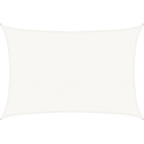 Sunshade Sail 160 g/m² White 4x5 m HDPE vidaXL
