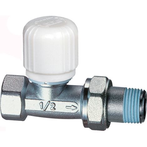 Valvola Diritta Termostatizzabile Attacco Per Tubo Ferro Far 3/8" (1/2)