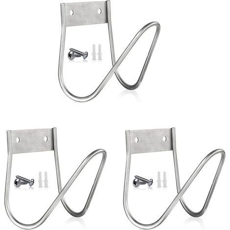 3X Cintre pour Tuyau D'Arrosage, Support Mural Robuste pour Tuyau D'Arrosage, Rallonges, Tuyau de Compresseur D'Air (1/3)