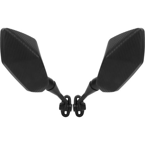 Rétroviseurs latéraux moto carbone style paire remplacement HYOSUNG GT125R GT250R GT650R GT650S (1/5)