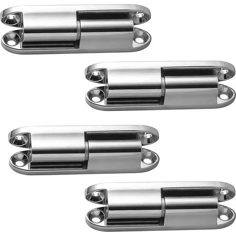 4 Pièces Gond Porte, Paumelles de Porte Amovible, Charniere Porte Silencieuse, Paumelle Stable en Rotation, pour Portes D'armoires, Portes de Pièces, Portes de Meubles (1/4)