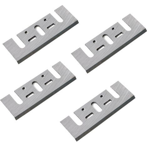 4PCS 3-1/4 Inch Tooling Lames de raboteuse Lame de Rechange pour Raboteuse électrique HSS Lame de Rabot pour Hitachi Ryobi Makita 1900B (1/5)