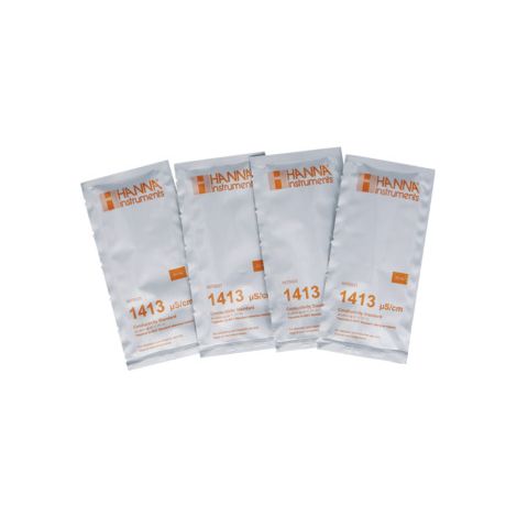 Solution d'étalonnage pour pièce de rechange 1413 yS/cm (4 x 20 ml)