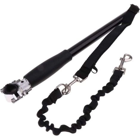 Corde de traction pour chien - Accessoire vélo promenade - Laisse mains libres sécurisée pour cyclisme urbain et extérieur (1/5)