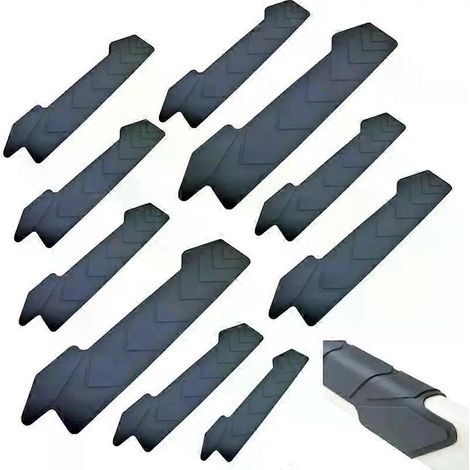 HONORNIC - Protection de chaîne en silicone pour cadre de vélo, protection de base arrière résistante aux rayures, accessoires pour vélo de route, lot de 10 (1/5)