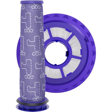 Filtro per Dyson DC65/DC66 Animal, compatibile con Dyson DC41, DC43, DC55, DC65 e DC66, codici articolo 920769-01 e 920640-01, prefiltro lavabile e filtro motore HEPA posteriore. (1/4)