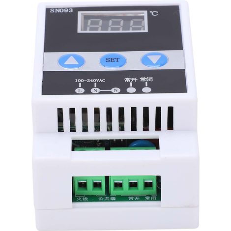 Temperaturregler Digitaler Thermostat DIN-Schienen-Controller TMC-6000 AC110-240V (1/5)