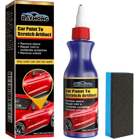 Kit de réparation des rayures pour peinture automobile - Agent de réparation des rayures profondes pour voitures et camions, outil de réparation efficace (1/4)