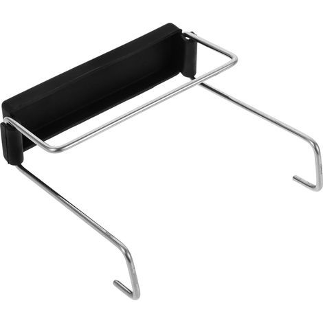 Hanging Organizer, Versatile Stainless Steel and Rubber Storage Rack for Pot Lids, Kitchen, Convenient Access (1/5)