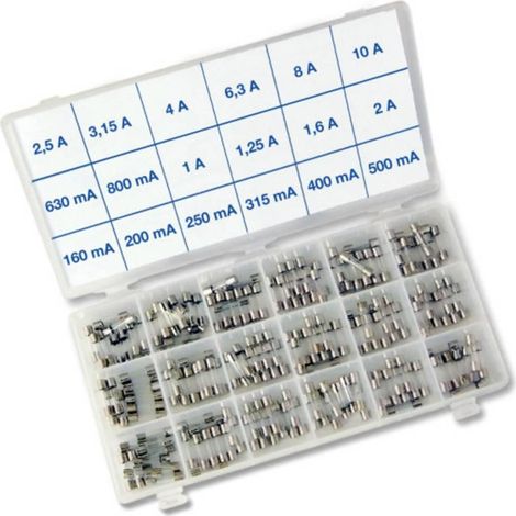 Puschel micro-fusibili trasparenti 180 pezzi in vetro