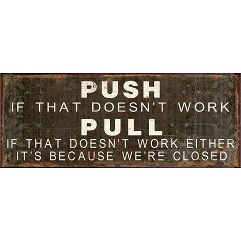 Plaque Murale en Fer et Panneau de Texte Décoratif Marron et Blanc 50 x 20 cm - PANGIVO