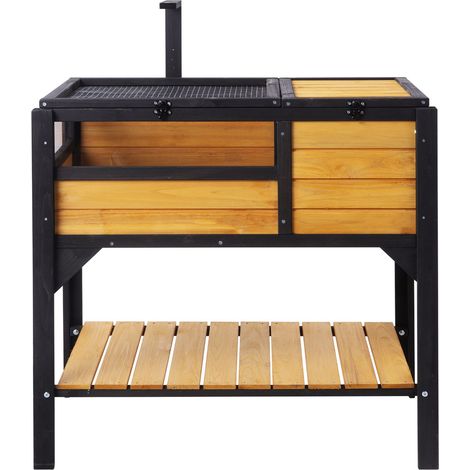 Habitat en bois pour tortue, intérieur & extérieur, avec support lumineux et pieds, idéal pour gecko, lézard, serpent. (1/5)