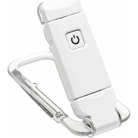 Lampe de Lecture,Liseuse Lampe Clip USB Rechargeable,Clip Flexible et Portable Lumière douce pour les yeux Compacte et Durable,Parfaite pour lire au lit (1/5)