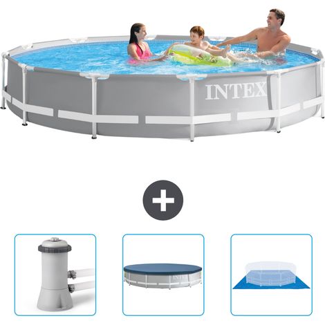 Prism Frame Pool Rund - 366x76 cm - 4-teilig SCB76 (1/4)
