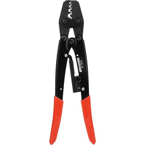 Pince à sertir HS-8 Outil de sertissage Électricien Outil 1.25-8mm² 17-8AWG pour borne nue (1/5)