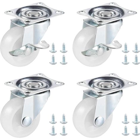 Roulettes Pivotantes pour Meubles Lourds 4 pièces Roulettes pour Meubles 40MM Roulette Charge Lourde Mini Roulettes Pivotantes (1/5)