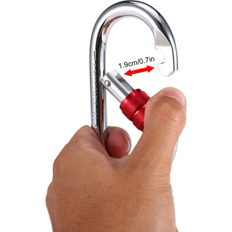 Mousqueton de porte de verrouillage à vis 25KN (1/5)