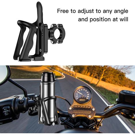 Porte-bouteille d'eau de vélo rotatif, Cage de montage de boisson pour moto, convient à la poussette (1/5)