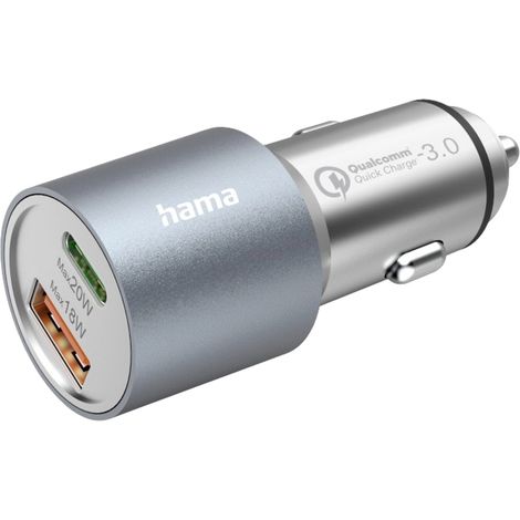 Hama Auto Ladegerät 38W USB-C & USB-A, Schnellladegerät