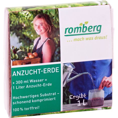 Romberg CLASSIC POP UP Anzuchterde komprimiert - 1 Liter (1/5)