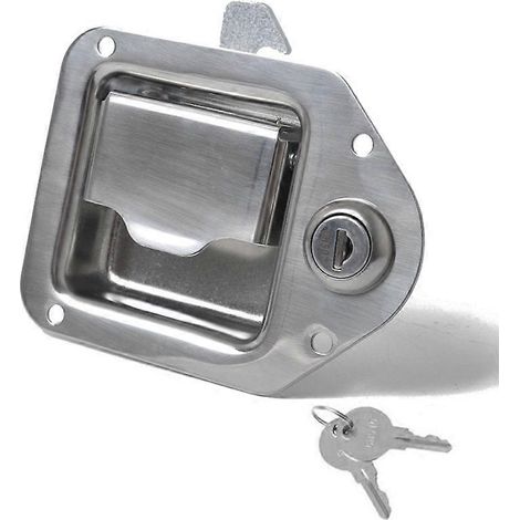 Loquet de poignée de coffre à outils de remorque avec serrure, très pratique (1/5)