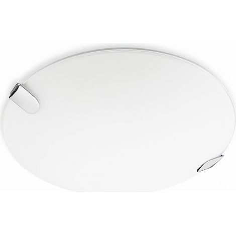 LedsC4 Plafonnier Clip Ø500 Mm Led 16.6W Blanc Chaud - 3000K On-Off Chrome 935Lm (1/5)