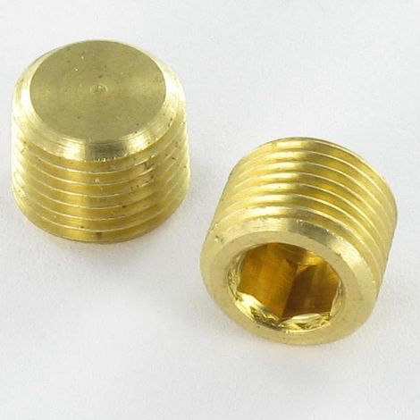 1/8 GAZ Longueur 8 6 pans Clé 5 Laiton R.1101-10 pièces