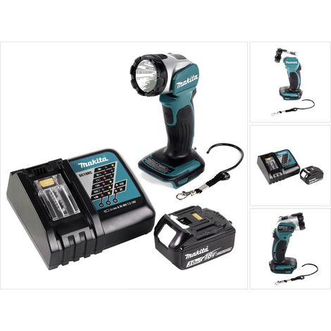 Makita DML 802 RF1 18 V Li-Ion Lámpara de trabajo sin cable + 1x 3.0 Ah Batería + Cargador (1/5)