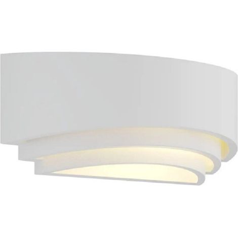 TrAdE Shop Traesio - Applique In Gesso Ultra Moderno Mezza Luna Up & Down Lampada Attacco R7s Gs-e71 - (1/5)