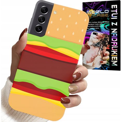 Funda para Samsung Galaxy S21 FE - Funda con diseño de hamburguesa y queso - Funda de regalo (1/5)