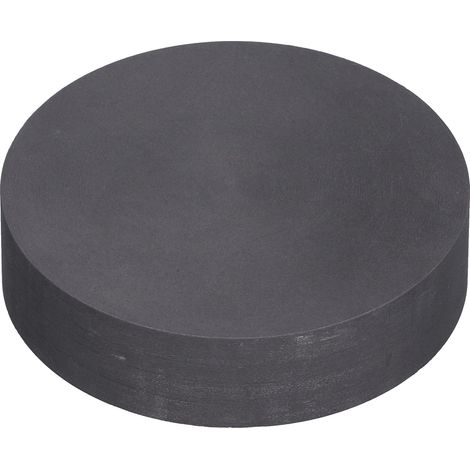 Bloc de graphite rond haute pureté 80x20mm, plaque résistante à l'usure pour lubrification et fournitures industrielles (1/5)
