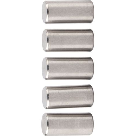Tige ronde en acier inoxydable lot de 5, précision élevée, diamètre résistant à l'usure et à la corrosion, haute résistance, axe cylindrique pour robot 4100-0012-0025 (1/5)