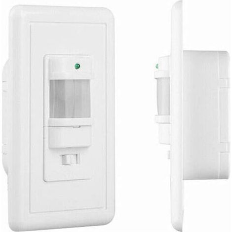 Ecleanfy - Lampe murale Ft-Perfet avec interrupteur marche/arrêt automatique, détecteur de mouvement infrarouge PIR et détecteur de présence/absence (1/5)