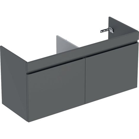 Geberit Renova Plan armoire sous lavabo double, 2 tiroirs,