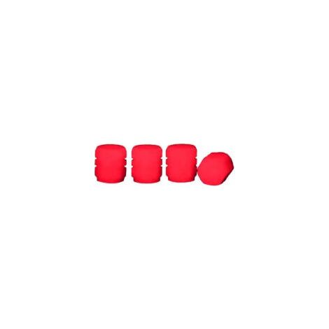 Convient aux bouchons de valve de pneu lumineux et aux manchons de tige de valve convient aux voitures, aux vélos et aux motos rouge. (1/2)