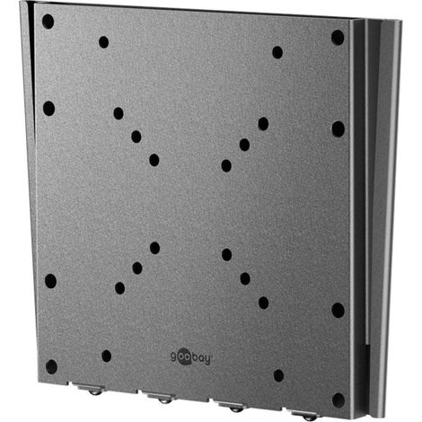 Support TV Mural Camping-Car 23-42 Pouces Fixe Ultra-Plat 18 mm VESA 200x200 Jusqu'à 30 kg avec Verrouillage - Basic Fixed M - 74415 (1/5)