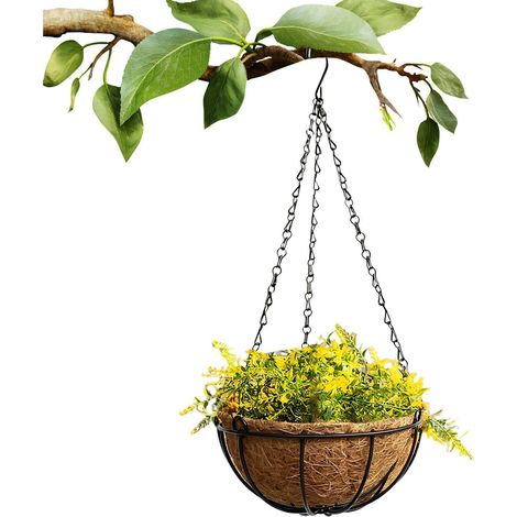 Suspension pour plantes d'intérieur, décoration intérieure, panier suspendu, femmes, hommes, bureau (1/5)