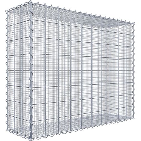 Gabiondeco - Gabion à mailles très fines pour gravillon 100 cm x 80 cm x 30 cm (L x H x P). maille 10 x 10 cm. spirale - Made in Germany (1/3)