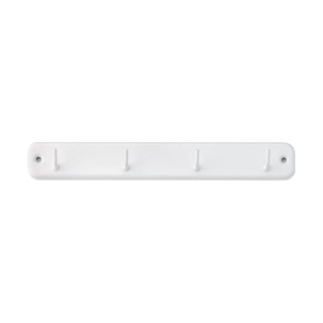 Colgador Hogar Con Tornillo Acero  Blanco Inofix (1/2)