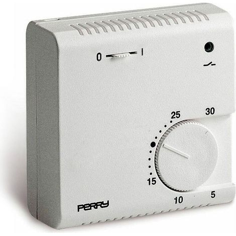 Termostato elettronico perry ellis bianco plastica 230V