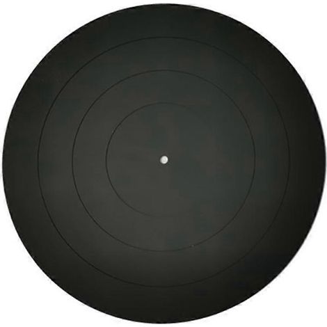 Tapis de plateau pour platine vinyle, en caoutchouc de silicone de qualité audiophile, universel pour tous les disques vinyles LP. (1/4)