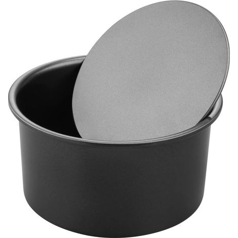 Molde redondo para pastel, antiadherente de 15 cm con base desmontable, ideal para hornear bizcochos Chiffon. (1/5)