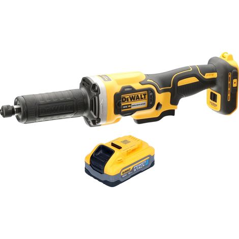 Amoladora recta con batería DeWalt DCG 426 N 18 V sin escobillas + 1 batería Powerstack 5,0 Ah - sin cargador (1/4)