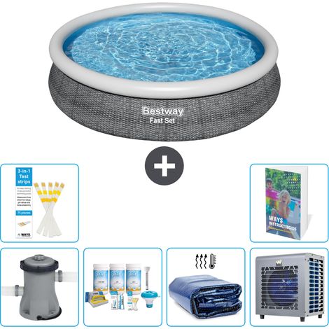 Bestway Piscina Bestway Fast Set Rotonda - 366x76 cm - 7-pezzi  S302 (1/5)